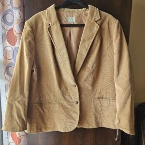 Vintage De Mura Men's Tan Corduroy Blazer
